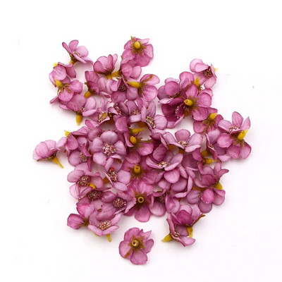 50/100 komada Višebojna cvjetna glava tratinčice Mini svileni umjetni cvijet za vjenčanje Zaruke Home Decor DIY vijenac ukras za glavu