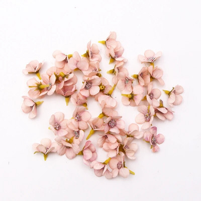 50/100 komada Višebojna cvjetna glava tratinčice Mini svileni umjetni cvijet za vjenčanje Zaruke Home Decor DIY vijenac ukras za glavu