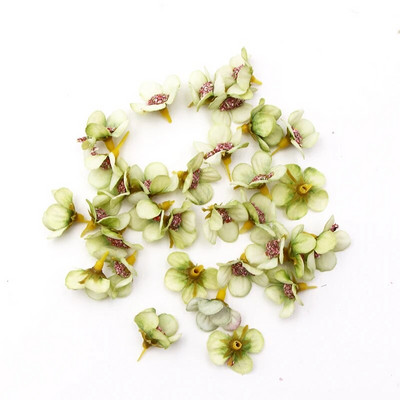 50/100 komada Višebojna cvjetna glava tratinčice Mini svileni umjetni cvijet za vjenčanje Zaruke Home Decor DIY vijenac ukras za glavu