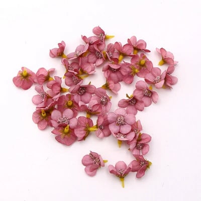 50/100 komada Višebojna cvjetna glava tratinčice Mini svileni umjetni cvijet za vjenčanje Zaruke Home Decor DIY vijenac ukras za glavu