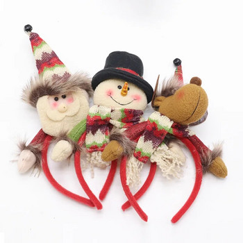 Коледен подарък Аксесоари за коса Дългокос старец Снежен човек Орнаменти Коледна лента за глава Вътрешна катарама за глава Празнично обличане