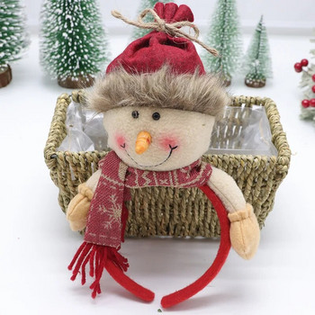 Коледен подарък Аксесоари за коса Дългокос старец Снежен човек Орнаменти Коледна лента за глава Вътрешна катарама за глава Празнично обличане