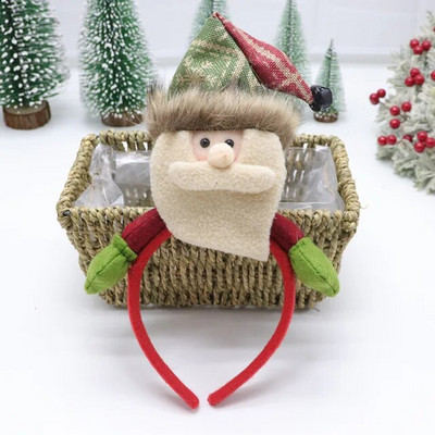 Božićni poklon Dodaci za kosu Dugokosi starac Snjegović Ukrasi Božićna traka za glavu Ins Kopča za glavu Blagdanska zabava Dress Up