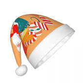 Djed Mraz 136 Božićna kapa za djecu Cartoon Vintage Sretni praznici Novogodišnji ukrasi