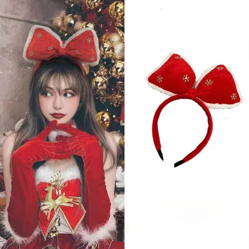 2023. aasta uus jõuluvana Seni Hirve sarv Naiste juuksepael, samet, suur kaar, peakatted, pühadekleit, peapael, juuksepael, peakatted