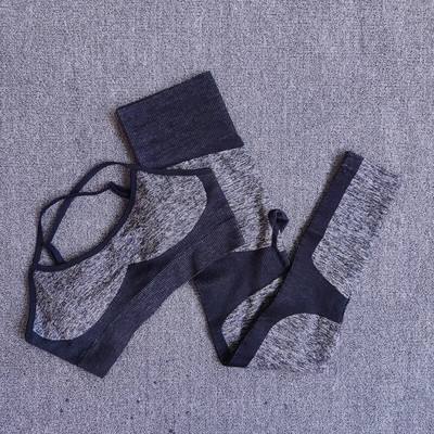 Odjeća za teretanu Ženski bešavni set za jogu Sportsko odijelo za fitness Top za jogu i trenirka Tajice za vježbanje Sportska odjeća Žensko bešavno odijelo