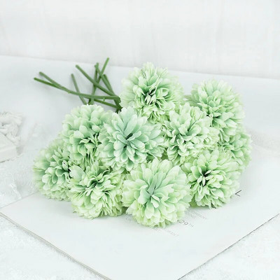 3/5 kom svilenih kuglica cvjetova maslačka Lažno umjetno cvijeće za kućni vrt Dekoracija vjenčanja DIY Božićni vijenac
