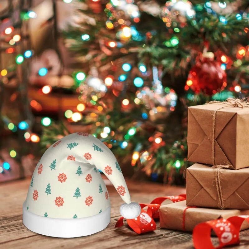 Sretan Božić Uzorak 156 Božićna kapa za djecu Elk Ggarden Sretna Nova godina Novogodišnji ukrasi