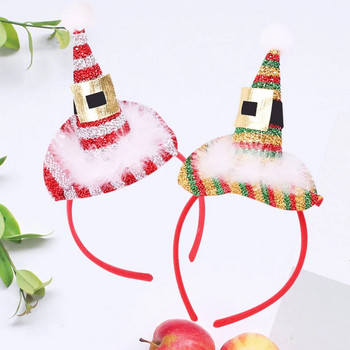 Χριστουγεννιάτικο καπέλο χριστουγεννιάτικου πάρτι για παιδιά ενήλικες, χριστουγεννιάτικο κεφαλόδεσμο για διακόσμηση Χριστουγεννιάτικου πάρτι