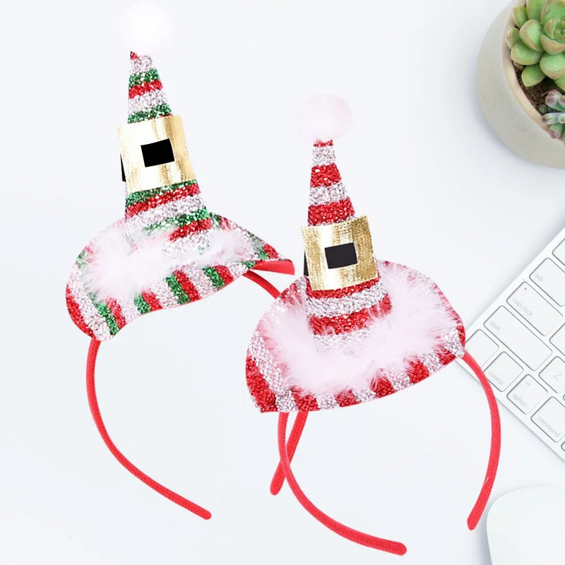 Božićne trake za glavu Božićna kapa za zabavu za djecu i odrasle, božićna traka za glavu za božićnu zabavu