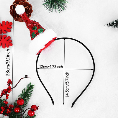 Božićno drvce Trake za glavu Šešir Jelen Rog Božić Pokrivala za glavu Traka Dekoracija za kućnu zabavu Djevojka Žene Darovi Natal Navidad 2023