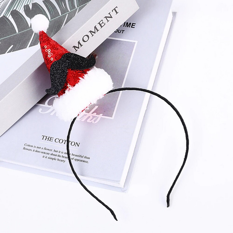 Božićno drvce Trake za glavu Šešir Jelen Rog Božić Pokrivala za glavu Traka Dekoracija za kućnu zabavu Djevojka Žene Darovi Natal Navidad 2023