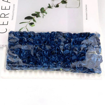 144 KOM 1,5 cm umjetni papirnati mini buket ruža za albume za svadbene zabave Jeftino umjetno cvijeće ruža