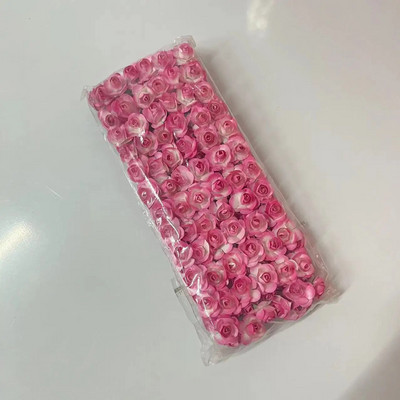 144 KOM 1,5 cm umjetni papirnati mini buket ruža za albume za svadbene zabave Jeftino umjetno cvijeće ruža