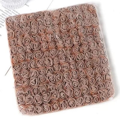 144 komada pjenastog umjetnog cvijeća u više boja za vjenčanje, kućni dekor, spomenari, umjetni cvjetni vijenac, dodaci, male ruže