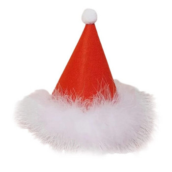 Шапка за коледно парти Плюшена коледна шапка Плюшена шапка на Дядо Коледа Navidads Реквизит Нова година