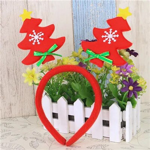 Jauka, karstā izpārdošana Ziemassvētku galvas saite Ziemassvētku vecīša ballītes dekorēšanai Divkāršā matu lente Galvas stīpa pieaugušiem bērniem Ziemassvētku dāvana