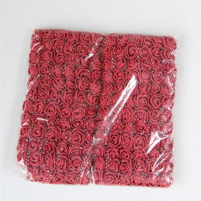 36/72/144gab Putuplasta Rožu Mākslīgo Ziedu Galvas Pušķis DIY Vainags Kāzu Dekorācijas Viltus Ziedi Valentīna Dāvanas Mājas Iekārtojums