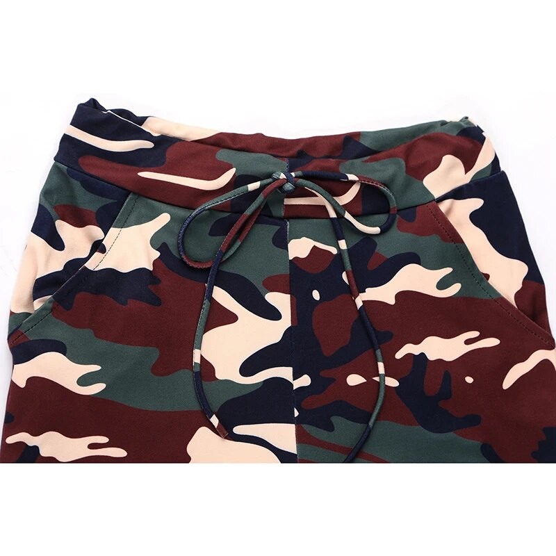 Sieviešu maskēšanās jogas tērps ar garām piedurknēm + bikšu skriešanas komplekts ar rāvējslēdzēju āra atpūtai, sporta apģērbs, 2 dab.