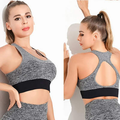 Bešavni ženski set za jogu Sportsko vježbanje u teretani Sportska odjeća Odjeća za teretanu Fitness Skraćena majica dugih rukava Tajice s visokim strukom Sportska odijela