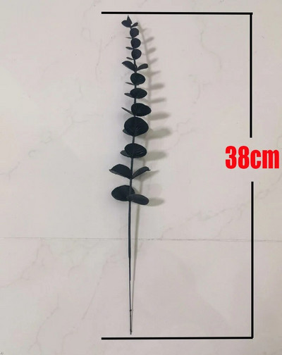 5 kom/komplet Umjetne stabljike grana crnog eukaliptusa Umjetne biljke za jesensko uređenje doma Svadbeni cvjetni aranžman