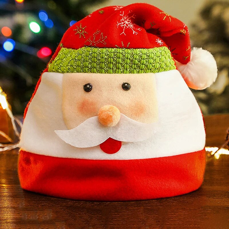 Božićni ukrasi Dekoracije Božićne kape Slatki crtani šeširi Djeda Mraza Djeca Djeca Odrasli Kape Rekviziti za božićne zabave Dekoracija