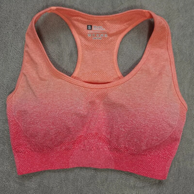 Sportski set Ženski Gradient Fitness Joga Trenirka Trčanje u teretani Sportska odjeća Majice za trčanje Bešavne tajice Sportski grudnjak Fitness odijelo