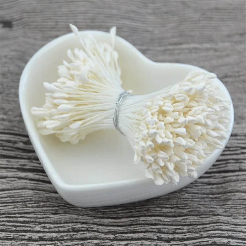 350 gab. 5 mm Mini Stamen Matte ar rokām darināti mākslīgie ziedi kāzu ballītei mājas dekorēšanai DIY albumu kūku amatniecības piederumi