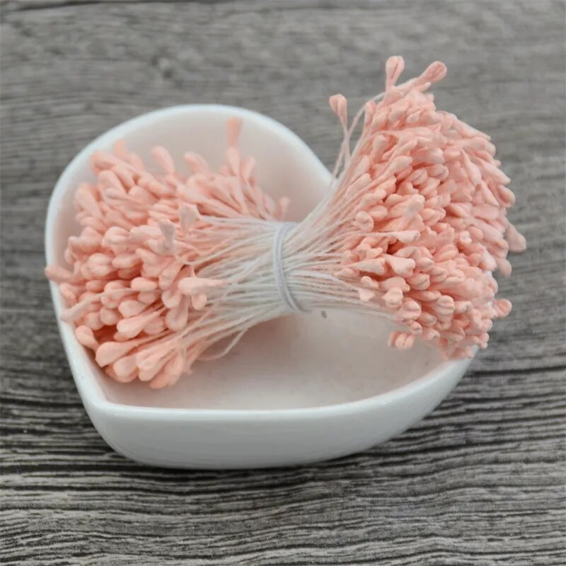 350 gab. 5 mm Mini Stamen Matte ar rokām darināti mākslīgie ziedi kāzu ballītei mājas dekorēšanai DIY albumu kūku amatniecības piederumi