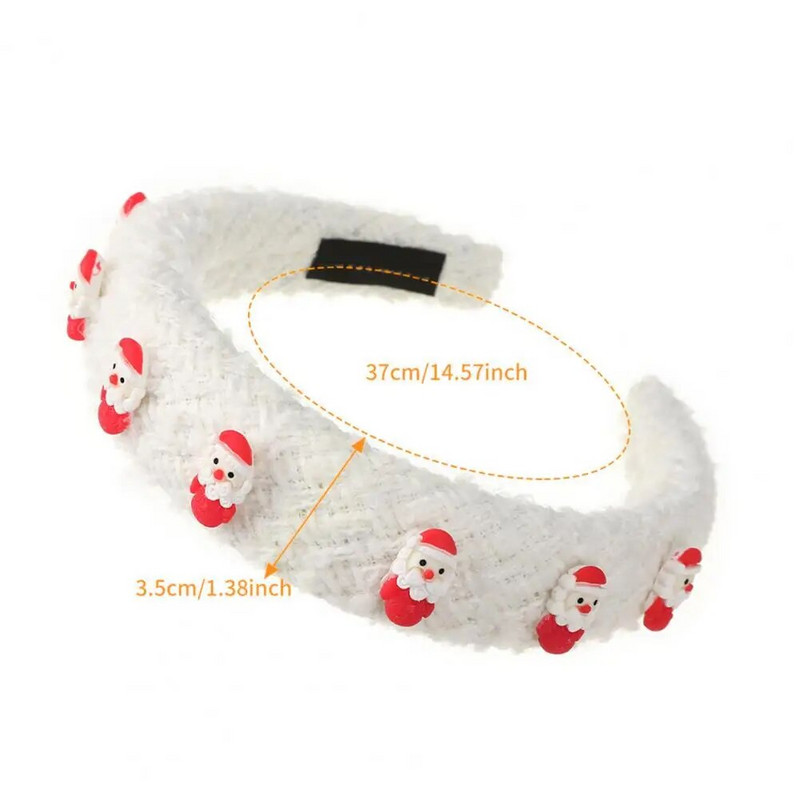 Božićna traka za glavu Djeda Božićnjaka Drvo Snjegović Umotano u tkaninu Odrasli Djeca Slatka božićna traka za kosu Dodaci za kosu Dekoracija za glavu