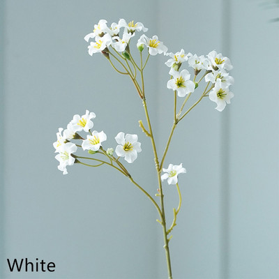 3 vilice/buket Umjetno cvijeće Svileni različak Lažno cvijeće Umjetne biljke Ukrasno cvijeće Ukrasi doma Ukrasi vjenčanja