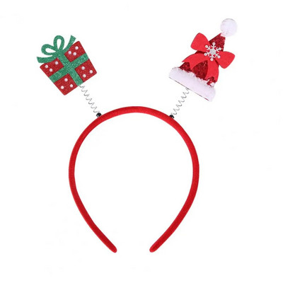 Eleganta vairāku stilu galvassegas Ziemassvētku vecīša Ziemassvētku galvassega pieaugušajiem un bērniem Ziemassvētku galvassega Ziemassvētku galvassega