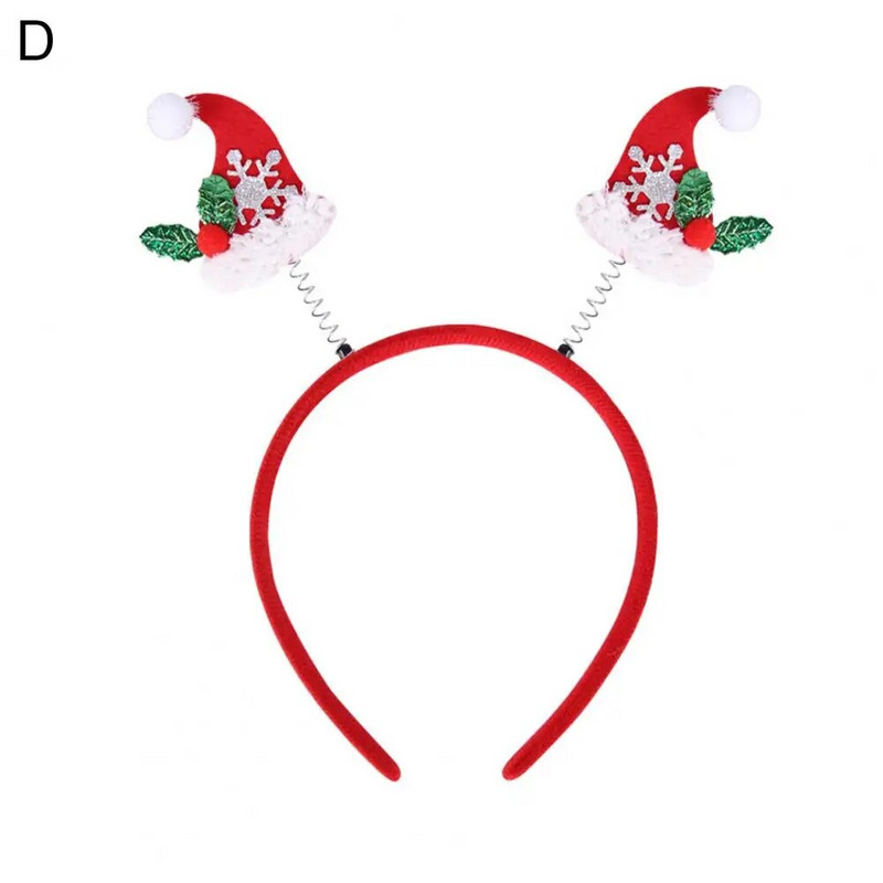 Eleganta vairāku stilu galvassegas Ziemassvētku vecīša Ziemassvētku galvassega pieaugušajiem un bērniem Ziemassvētku galvassega Ziemassvētku galvassega