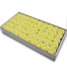 50db Átmérő 4,5cm Olcsó Szappan Rózsa Fej szépség Esküvői Valentin napi ajándék esküvői csokor Lakásdekoráció Kézi Virág Művészet