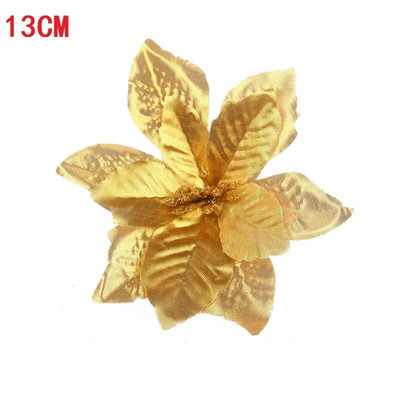 1/5/10 vnt Blizgančios dirbtinės gėlės Linksmų Kalėdų papuošalai Kalėdų eglutės papuošimai namams Naujųjų metų vestuvių vakarėlio dekoras