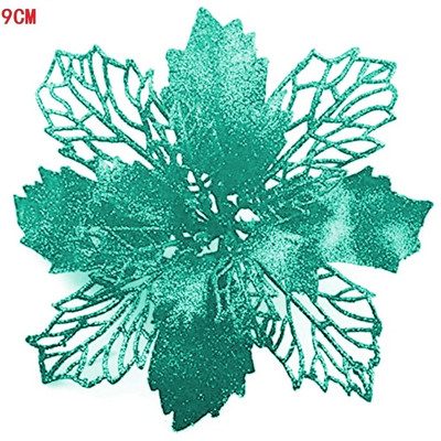 1/5/10 vnt Blizgančios dirbtinės gėlės Linksmų Kalėdų papuošalai Kalėdų eglutės papuošimai namams Naujųjų metų vestuvių vakarėlio dekoras