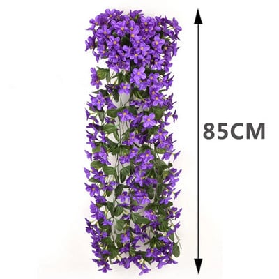 Violetsed kunstlilled Pulmapeokaunistus Seinale riputatavad taimed Koduaed Väliskaunistused Aksessuaarid Orhidee Lavendel