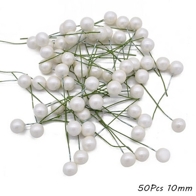 Balta tēma Mākslīgie ziedi, ķiršu putekšņlapu ogu saišķis DIY Ziemassvētku rotājumi kāzu kūkas dāvanu kastītes vainagi Ziemassvētku dekors