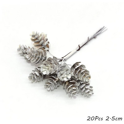 Balta tēma Mākslīgie ziedi, ķiršu putekšņlapu ogu saišķis DIY Ziemassvētku rotājumi kāzu kūkas dāvanu kastītes vainagi Ziemassvētku dekors