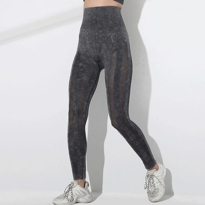 Vintage isprani ženski dvodijelni kompleti Sportski set Bešavni ženski grudnjak Majice kratkih rukava Tajice Teretana Fitness Odijelo za jogu Rainbowshades