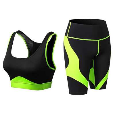 odjeća za fitness žene Sportsko odijelo Seksi sportski grudnjak i uske kratke hlače Set za jogu Odijela za teretanu Ženska sportska odjeća Odjeća za vježbanje Žene