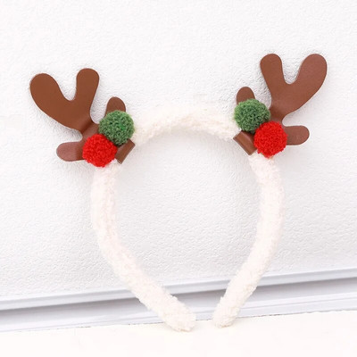 Ziemassvētku galvassega matu lente pieaugušajiem Raga galvas saite meitenei svētku kleita matu lente bērniem dāvana Ziemassvētku cepure