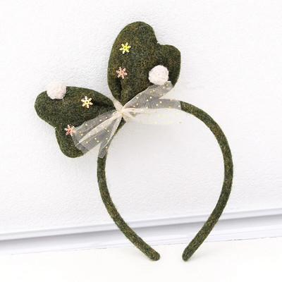 Ziemassvētku galvassega matu lente pieaugušajiem Raga galvas saite meitenei svētku kleita matu lente bērniem dāvana Ziemassvētku cepure