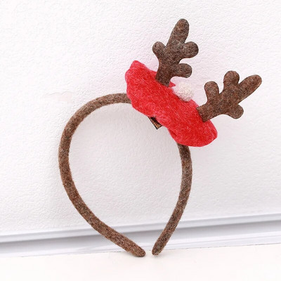 Ziemassvētku galvassega matu lente pieaugušajiem Raga galvas saite meitenei svētku kleita matu lente bērniem dāvana Ziemassvētku cepure