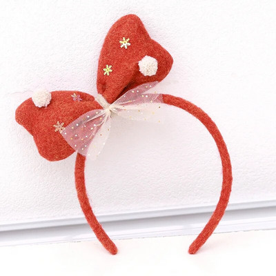 Ziemassvētku galvassega matu lente pieaugušajiem Raga galvas saite meitenei svētku kleita matu lente bērniem dāvana Ziemassvētku cepure