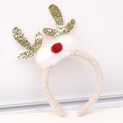 Ziemassvētku galvassega matu lente pieaugušajiem Raga galvas saite meitenei svētku kleita matu lente bērniem dāvana Ziemassvētku cepure