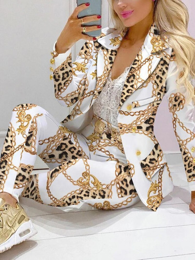 Novo ležerno modno žensko odijelo sa jaknom i hlačama za 2023. Ženska odijela Odijelo s hlačama Žensko proljeće ljeto, elegantni kompleti hlača