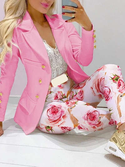 Novo ležerno modno žensko odijelo sa jaknom i hlačama za 2023. Ženska odijela Odijelo s hlačama Žensko proljeće ljeto, elegantni kompleti hlača