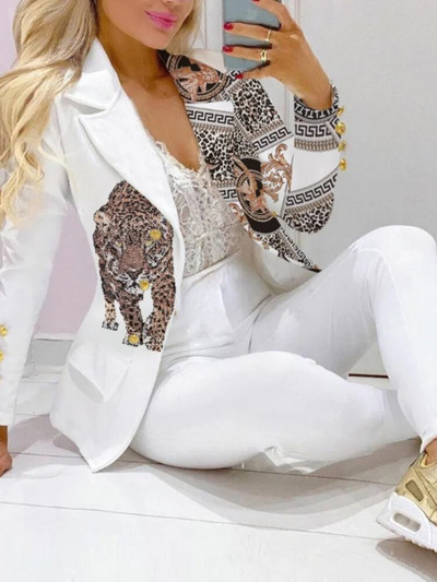 Novo ležerno modno žensko odijelo sa jaknom i hlačama za 2023. Ženska odijela Odijelo s hlačama Žensko proljeće ljeto, elegantni kompleti hlača