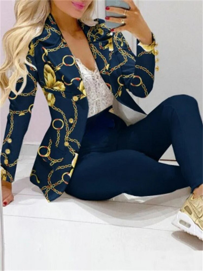 Novo ležerno modno žensko odijelo sa jaknom i hlačama za 2023. Ženska odijela Odijelo s hlačama Žensko proljeće ljeto, elegantni kompleti hlača